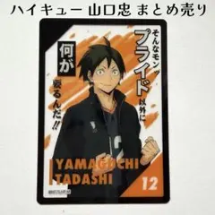 ハイキュー 山口忠 まとめ売り