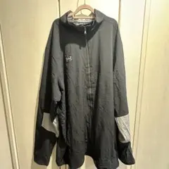 【希少4XL】UNDER ARMOUR フルジップ ジャケット ブラック 汚れ有