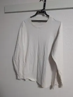 UNIQLO クリーム色 長袖Tシャツ XL