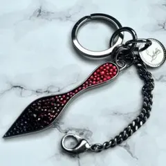 ✨極美品✨クリスチャンルブタン キーリング レッドソール ロゴ金具 赤のサムネイル