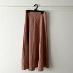 earth アース すきな丈フレアスカート マキシ ピンク