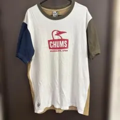 CHUMS クレイジーパターン Tシャツ XL