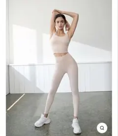 XP9167F ハイサポート ヨガパンツ Sサイズ クリーミー・ピンク