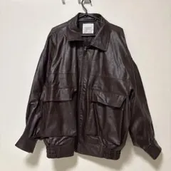 FREAK'S STORE ブラウンレザージャケット