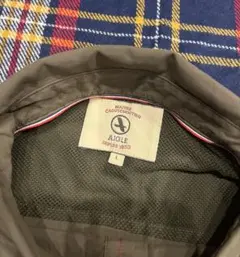 美品 AIGLE エーグル ナイロン 長袖シャツ カーキ