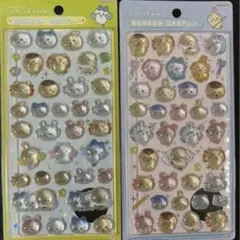 ボンボンドロップシール　ちいかわ　第2弾　 2種類　みんな　ポーズ　ニコニコ