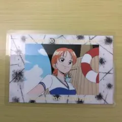 원피스 ラミカード ラミネートカード ナミ 白黒ふち 希少