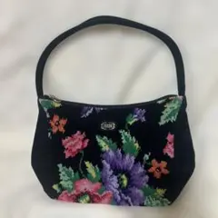【美品】FELIER 花柄 ハンドバッグ