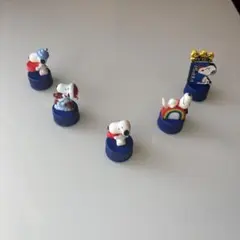 スヌーピー ボトルキャップ フィギュア5個セット Pepsi 非売品 レトロ