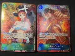 ワンピース カードゲーム ナミ SR-P [OP02-036] ルフィ　まとめ