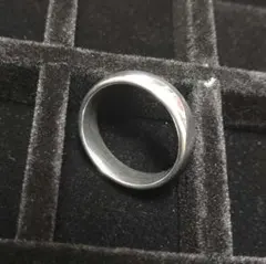 【19号】 甲丸ステンレスリング 6mm ユニセックス