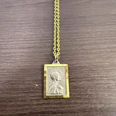 【フランス仕入れ】聖人メダイ ペンダント ネックレス ゴールドカラー