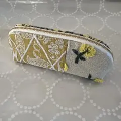 ♡handmade♡ ミナペルホネン メガネポーチ　ペンケース