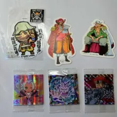 ワンピースステッカー6点セット