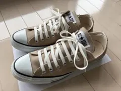 ALL STAR ベージュ ローカット スニーカー