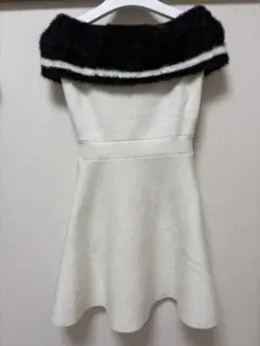 【最終価格】Darich バイカラーオフショルミニワンピ