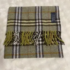 Burberry ウール チェック柄 マフラー バーバリー
