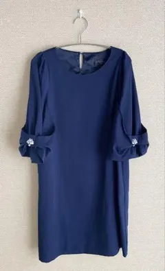 ルイルエブティック　バルーンスリーブ　ワンピース　フォーマル　セレモニー　L