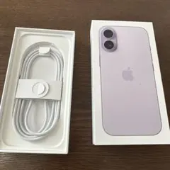 Apple iPhone 17 パープル 充電ケーブル付き 空箱
