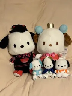 サンリオ ポチャッコぬいぐるみマスコット5点セット