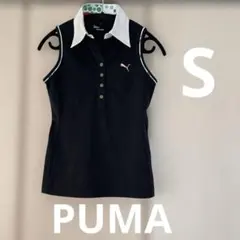 PUMA レディース ゴルフウェア ノースリーブシャツ　Sサイズ　ブラックのサムネイル