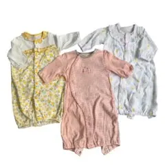 ベビー服　女の子　50〜70 カバーオール　ロンパース　春服　秋服