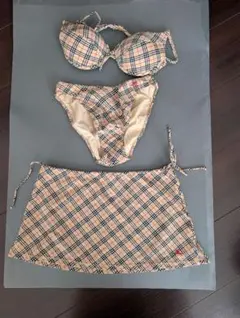 Burberry Blue Label チェック柄セパレート水着 - メルカリ