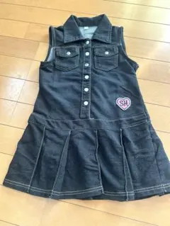 デニム ジャンバースカート 120