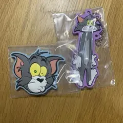 トムとジェリー　一番くじ　キーホルダーとラバーマグネット 2個セット