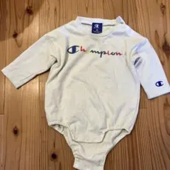 Champion ロンパース クリーム色 長袖
