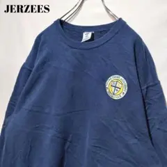 US古着 アメリカ古着 スウェット トレーナー 刺繍ロゴ ワンポイント カレッジ