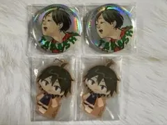 ハイキュー　山口忠　アクリルキーホルダー＆缶バッジセット