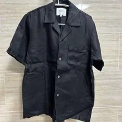 セット販売可　niuhans pyjama 半袖シャツ サイズ0 黒のサムネイル