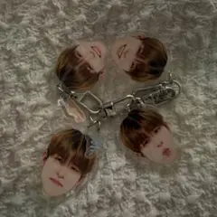 怒哀楽楽 treasure 朝光 顔アクキー