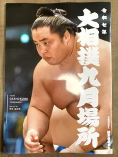 【匿名配送】大相撲 令和7年 九月場所 パンフレット