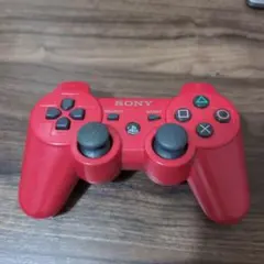 SONY PS3 純正コントローラー DUALSHOCK3 ディープレッド