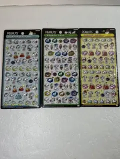 【正規品】PEANUTS ボンボンドロップシール 3パックセット