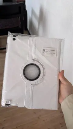 iPad 3専用 360度回転 ケース ホワイト 未使用 新品