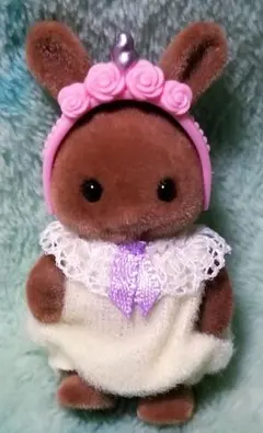 シルバニアファミリー【赤ちゃんおしゃれヘアシリーズ】ブラウンウサギ①