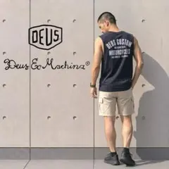 DEUS EX MACHINA｜ノースリーブシャツSタンクトップディープネイビーのサムネイル