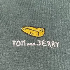 トムとジェリー チーズ刺繍 Tシャツ 3L