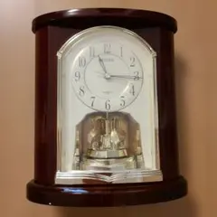 CITIZEN アーチ型置時計 ダークブラウン