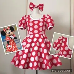 ディズニー ミニーマウス エントランス 水玉 衣装 仮装 Dハロ ペチコート