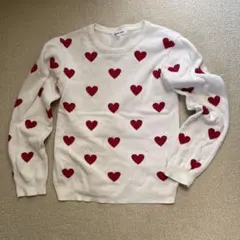 GLOBAL WORK キッズ ハートニット セーター