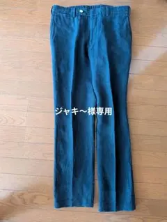 【J.PRESS】リネン スラックス ネイビーのサムネイル