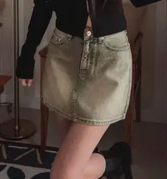 SHEIN デニム ミニスカートSサイズ