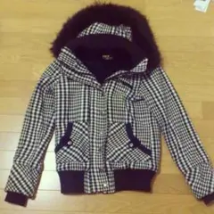 セシルマクビーチェックアウター