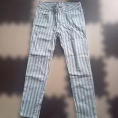CINEMA CLUB ストライプ柄 パンツ S