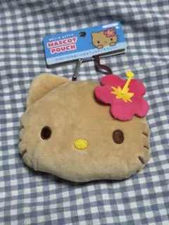 ② 日焼けキティ カナビラ付き ファスナーマスコット