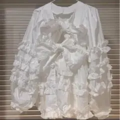 acka embroidery frill blouse - メルカリ